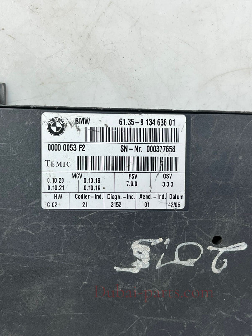 2006 BMW 750i 7' E65 E66 745D Rear Seat Control Module 9134636 OEM