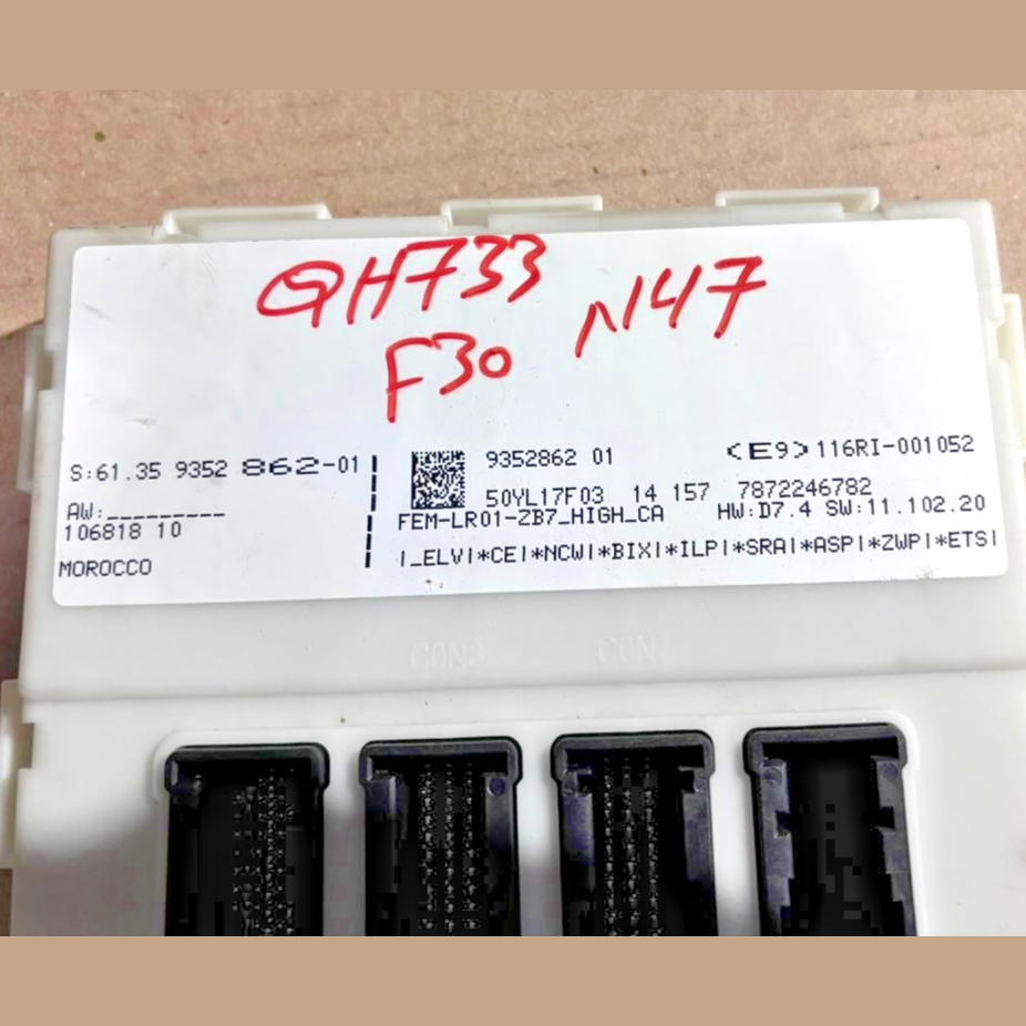 BMW 1 3 F20 F30 N47  F-SERIES BCM BODY CONTROL MODULE  OEM  61.35-9352862