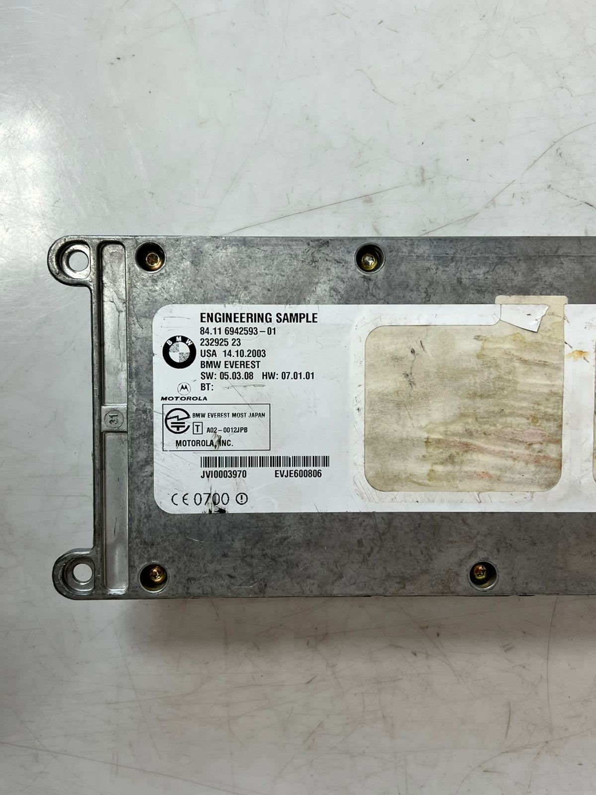 BMW 5 Series E60 E61 and 6 Series E63 E64 Bluetooth Control Module 6942593 OEM