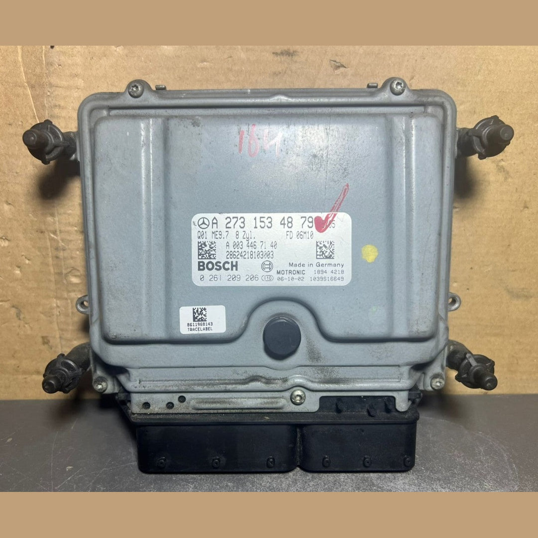 07-12 Mercedes W164 ML GL Engine Control Module Unit ECM ECU A272 1534879 OEM