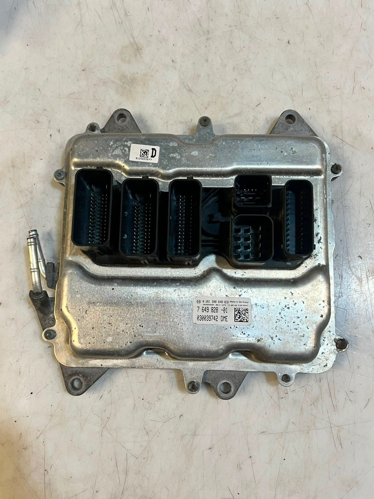 2013 BMW F01 LCI 750i N63N ECU Engine Control Module SET DME+CAS4+1KEY 7649828
