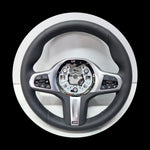 قم بتحميل الصورة إلى عارض الصور، BMW M Sport F40 F44 G20 G21 G22 Leather Steering Wheel 8077415 OEM