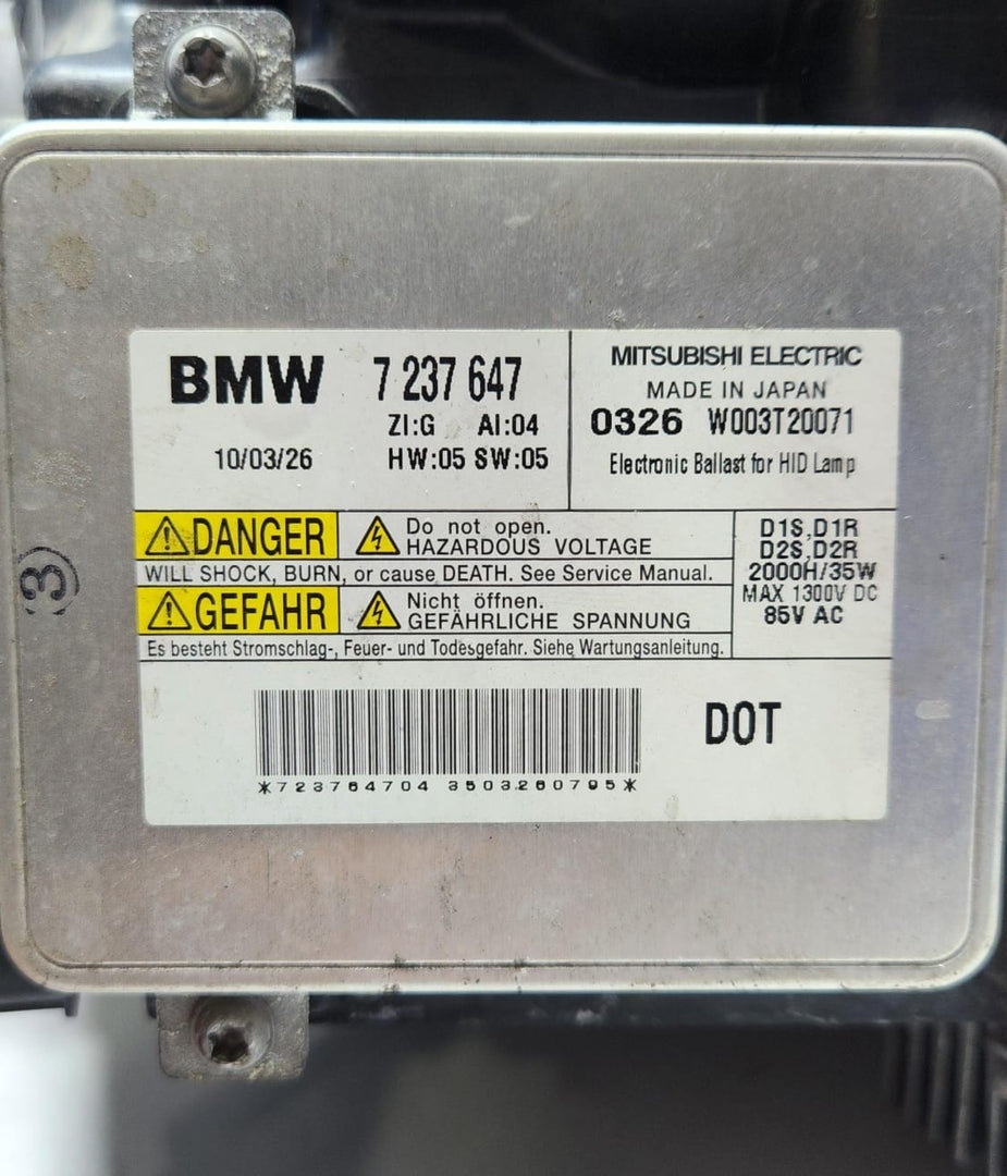 Genuine 2010-2013 BMW 535i Adaptive Bi-Xenon Headlight Left 7203253 5 Series F10