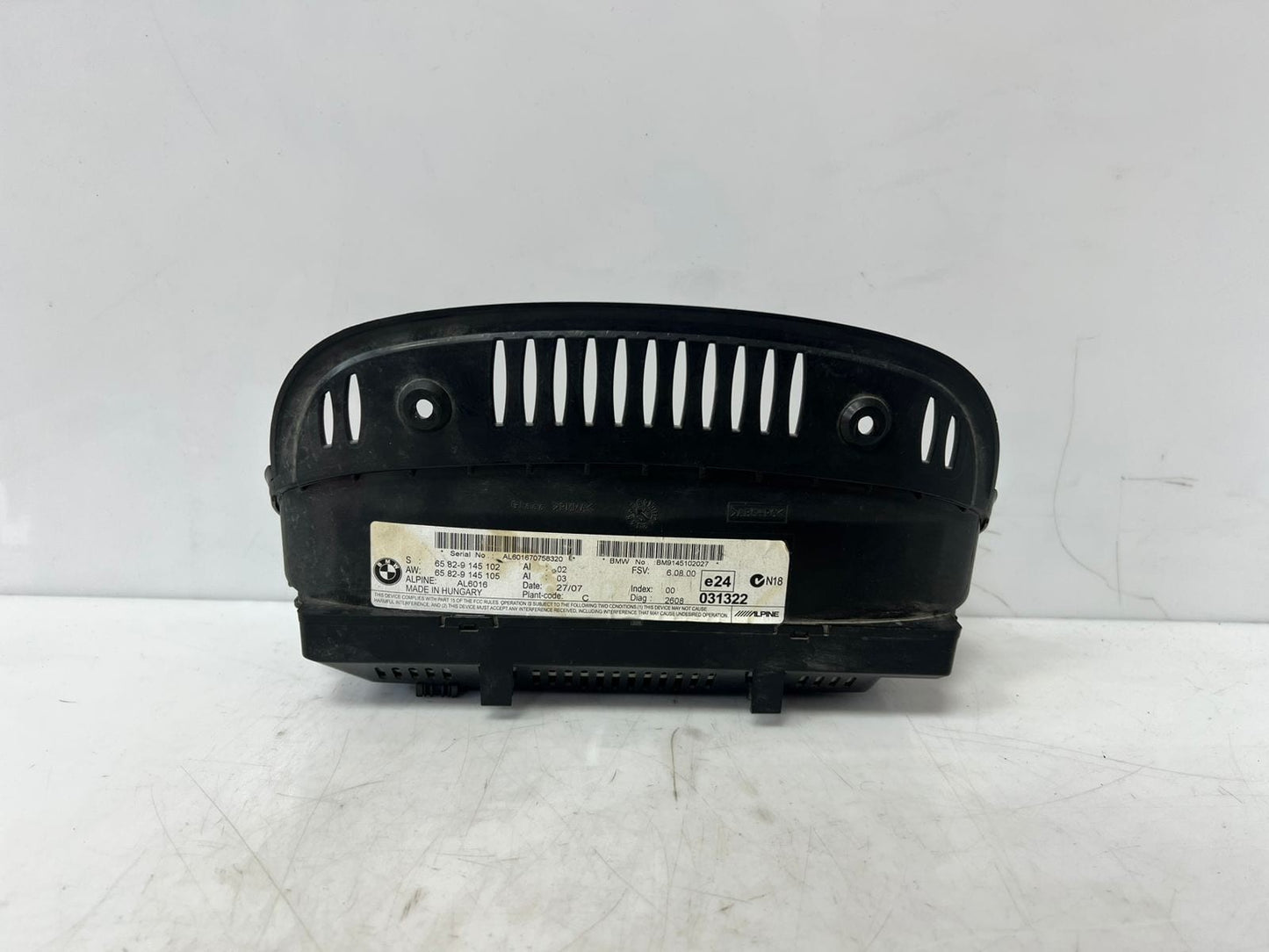 BMW 3 Series E90 E91 E92 Navigation Display Screen 9145105 OEM