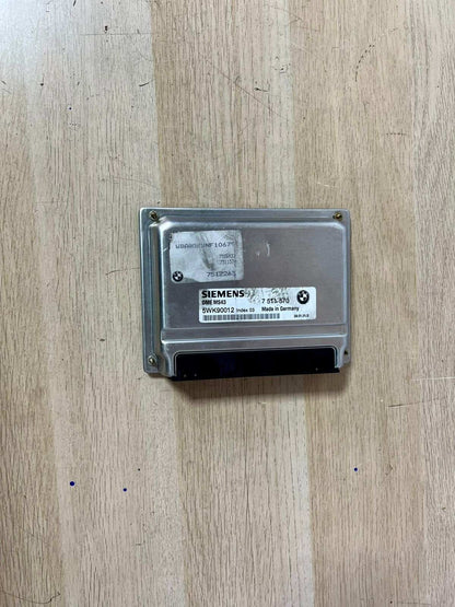 2001 BMW 525i Engine Control Unit ECU MS43 7511570 Z3 Roadster 2.5i 