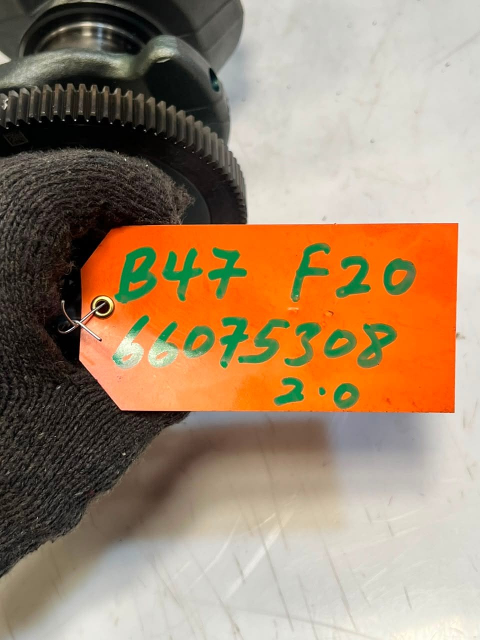 2015-19 BMW B47 G01 F20 F21 F22 F30 F32 F34 2.0 Diesel Engine Crankshaft 8593788