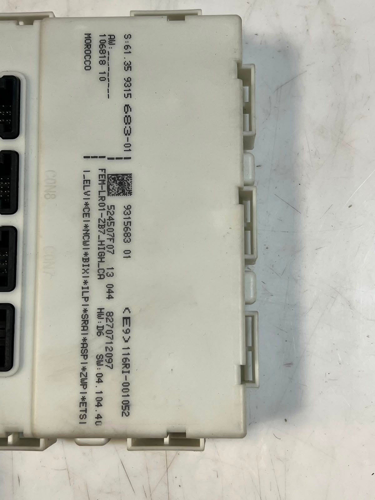 2013 BMW 3' F30 320D N47N Engine Control Unit ECU SET DDE+FEM+1KEY 8573259 