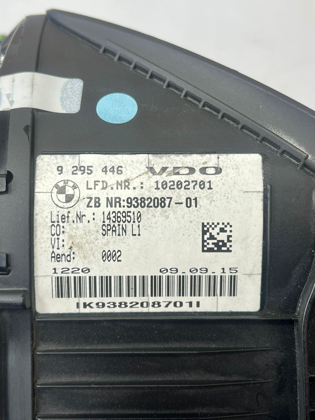 2015-21 BMW  2 Series Active Tourer F45 F48 Instrument Cluster 9382087, 9295446