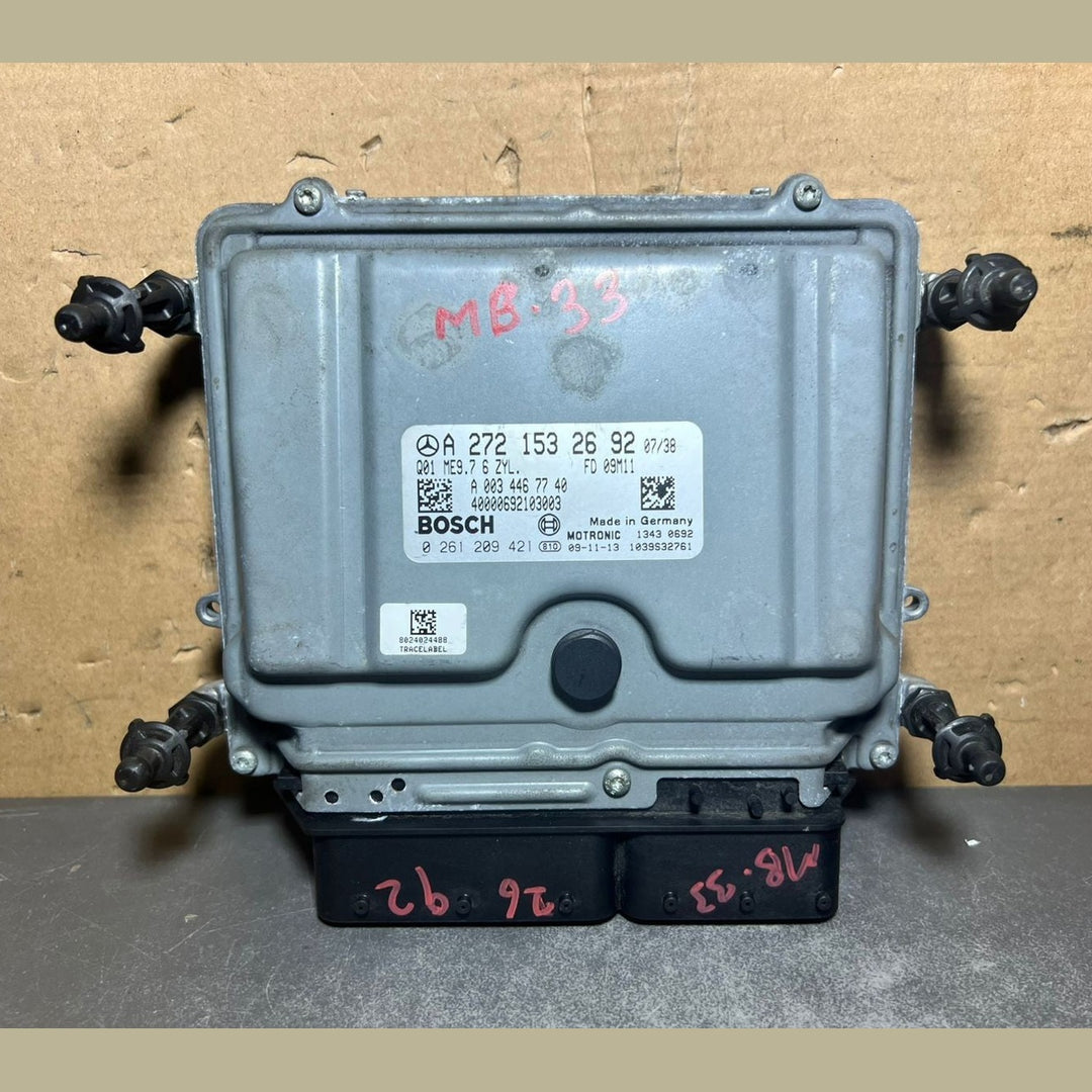 08-10 Mercedes W204 C-Class Engine Control Module Unit ECM ECU A272 1532692 OEM