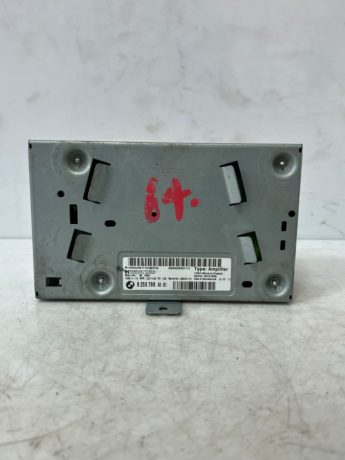 BMW 6 Series F12 F06 F13 640 650 Hi-Fi Audio Amplifier 9258789 OEM