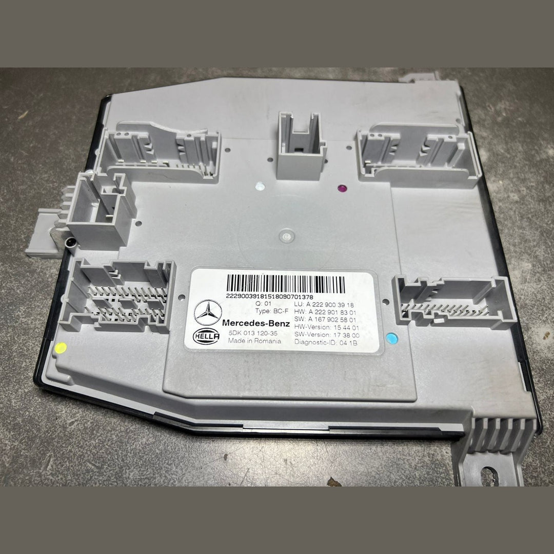 Mercedes W222 Front SAM Module Control Unit Signal Acquisition A222 9003918 OEM