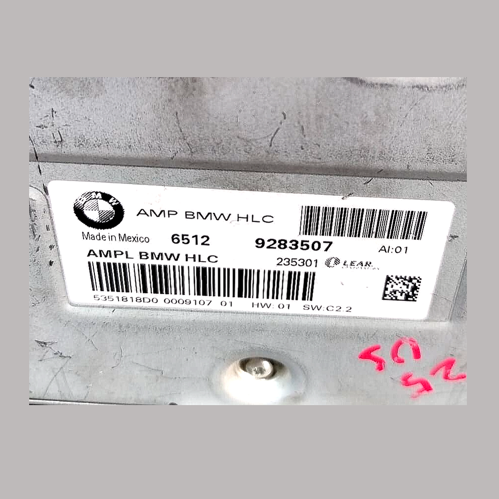 BMW F25 X3 F26 Amplifier Hifi System 9283507  AMPL BMW HLC