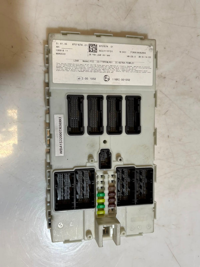 2018-2020 BMW 1' F20 LCI 125I Engine Control Unit ECU SET DME+FEM+1KEY 8740343