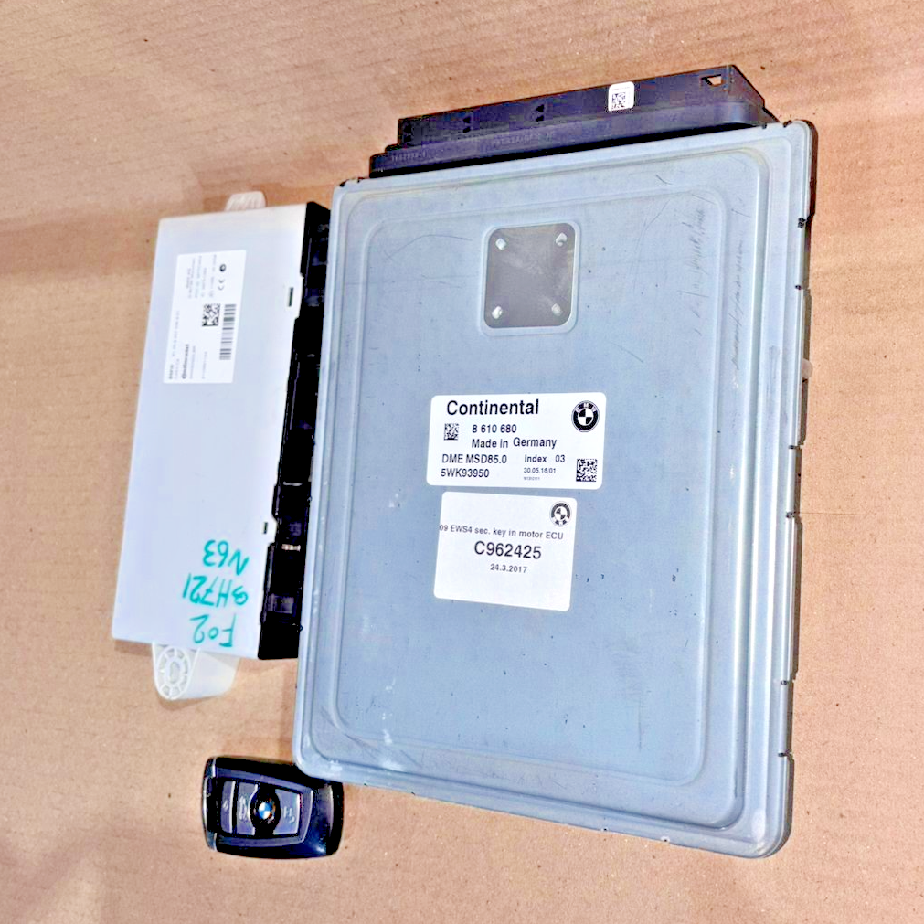 BMW 5 SERIES F02  F10 550I N63 ENGINE CONTROL UNIT  ECU KIT WITH KEY  8610680