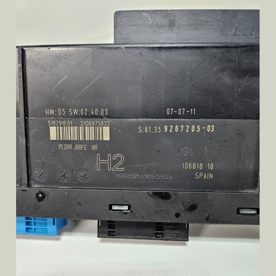 BMW X1 E84 Junction Box Body Control Unit 9267205 OEM