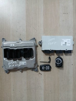 2011 BMW 528i F10 N20 Engine Control Unit SET DME+ CAS4 CA + 1KEY 7635714