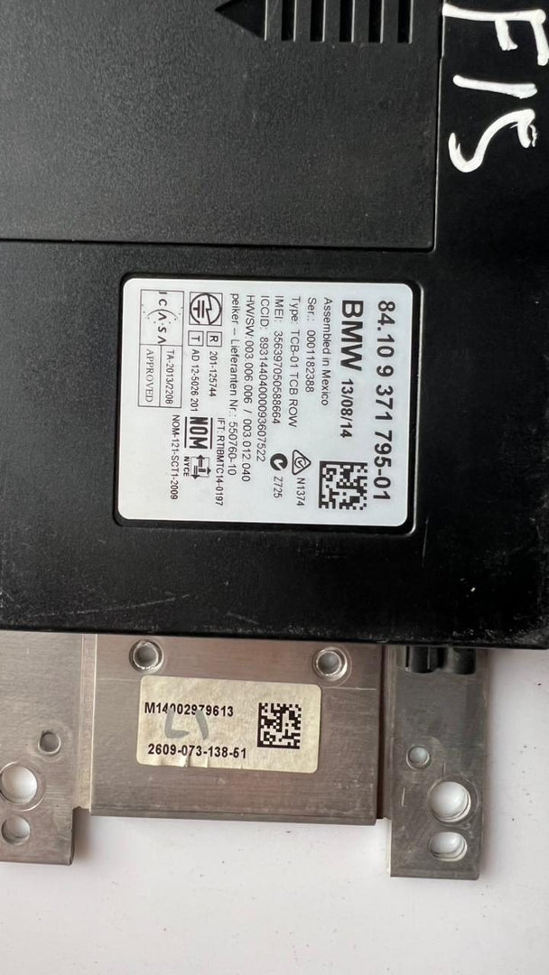 2013-2015 BMW 328i Telematics Communication Box 9371795 1 Series F20 F21, 2 Seri