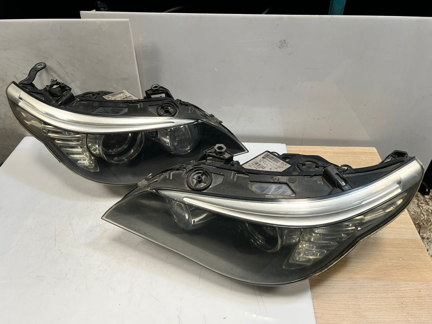 BMW 5' E60 E61 LCI Xenon Headlight Left RIGHT Dynamic Adaptive 7177735 7177736