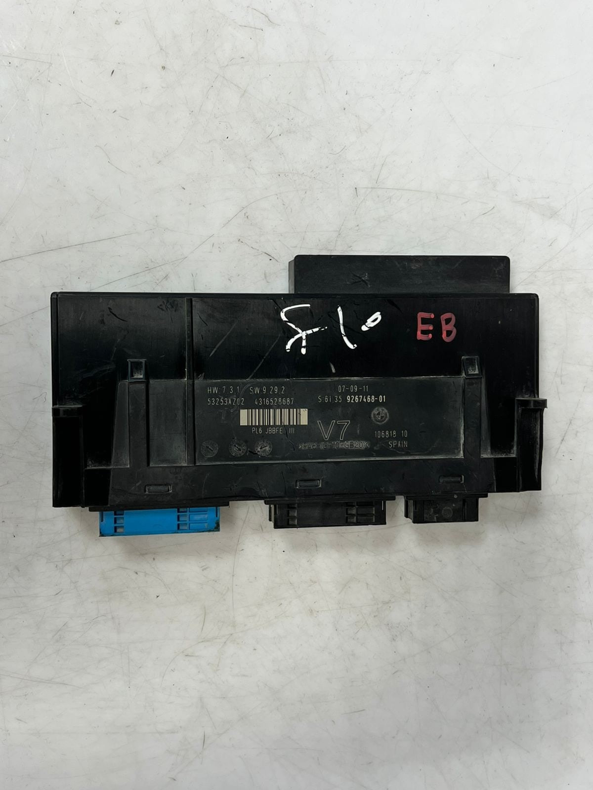BMW 5 Series F10 F11, 6 Series F12 F13 Junction Box For Electronics 9267468 OEM