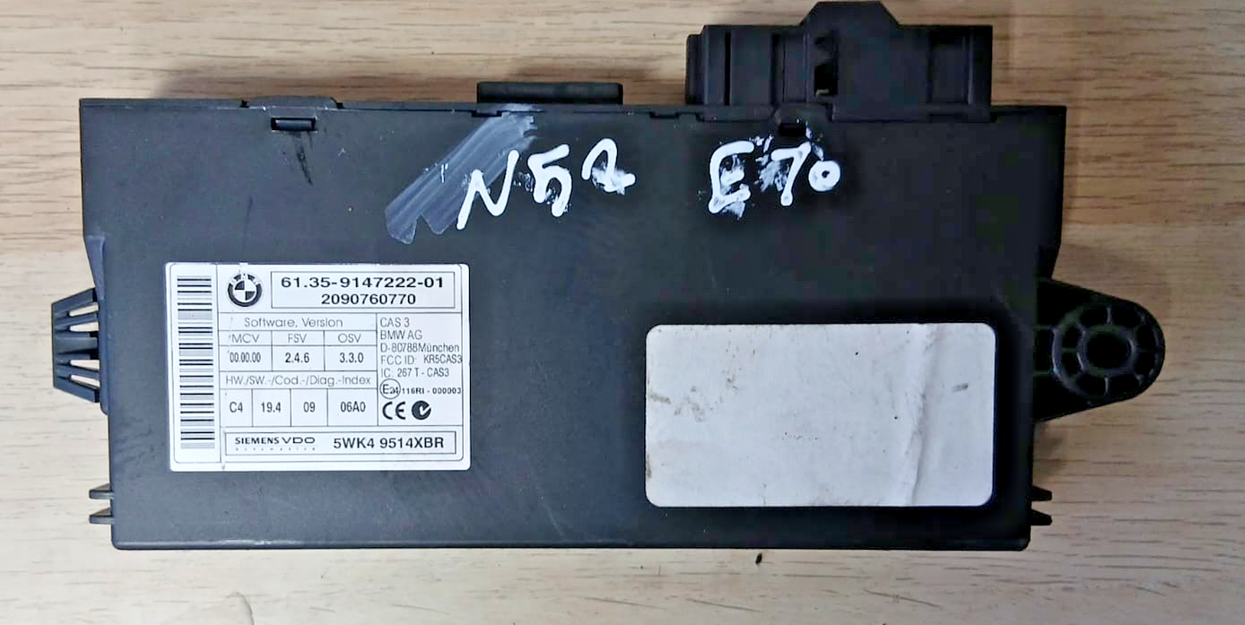 BMW E70 N52 DME MSV80.0 ECU Engine Control Unit Kit 5WK91136 OEM 7594483
