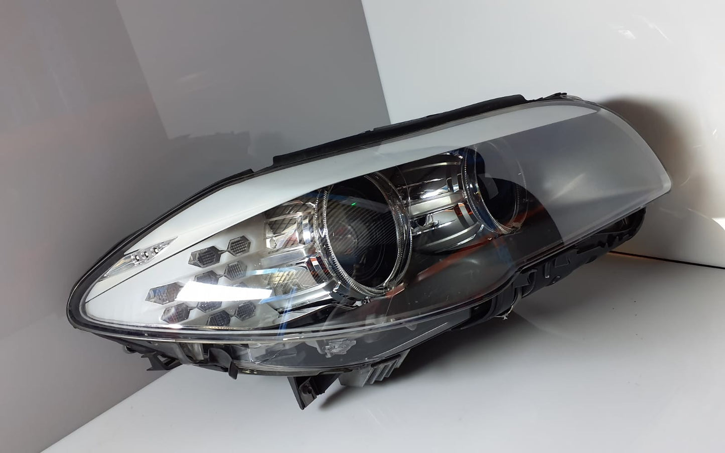 BMW 5 Series F10 F11 Right Bi Xenon Headlight OEM 7203248