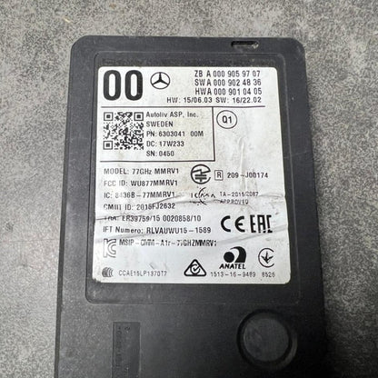 Mercedes CLA GLA Bumper Blind Spot Radar Distance Sensor Module A000 9059707