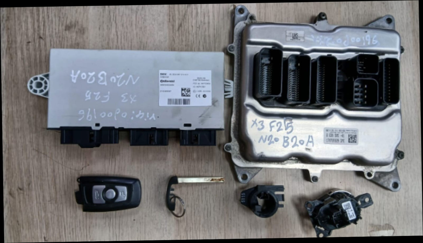 2011-2017 BMW X3 Engine Control Unit 8639595 F30 F31 F32 F25 N20A ECU SET