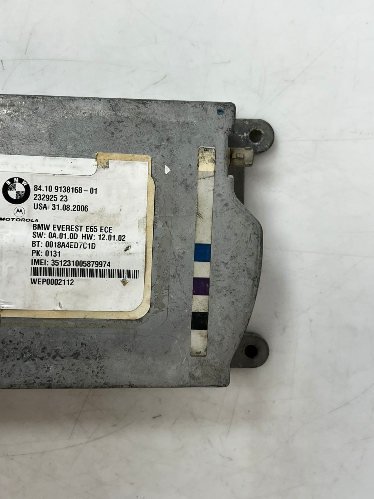 2002-2005 BMW 745i E65 E66 Bluetooth Telematics Control Unit Module 9138168 OEM