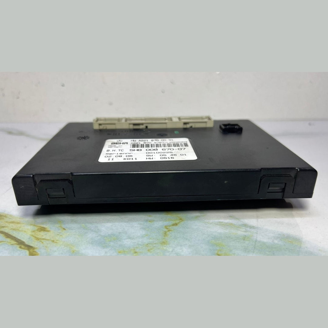 2007-2009 Mercedes S600 Climate Control Unit A2218700091 S-Class W221 CL-Class