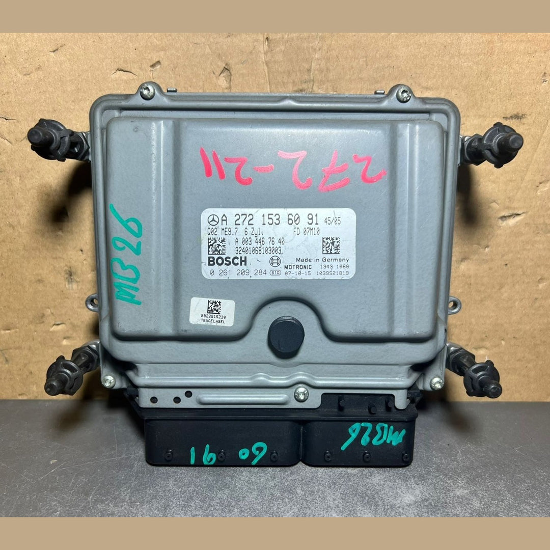 04-09 Mercedes W211 E-Class Engine Control Module Unit ECM ECU A272 1536091 OEM