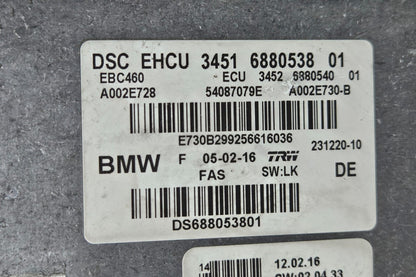 2016-2019 BMW G11 G12 7 Series, G30 5 Series, G01 X3 Abs Pump Module 6880538 OEM