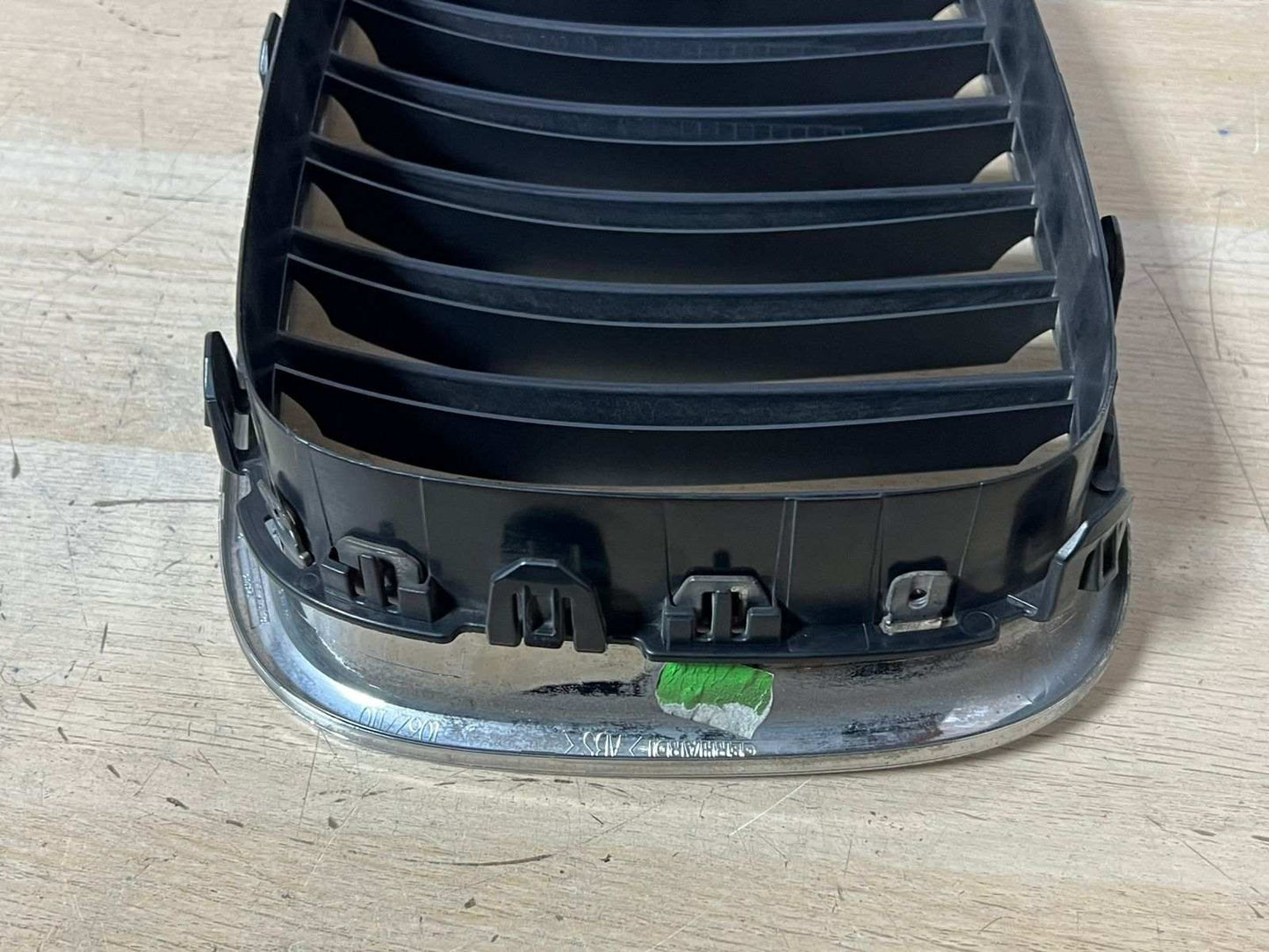 BMW 5 Series GT F07 2009 Front Right Upper Bumper Grille Trim Chrome OEM 7200170