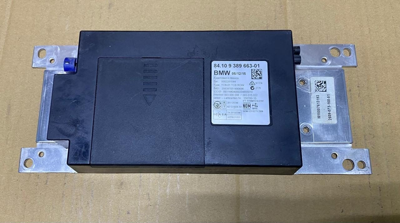2015-2018 BMW X4 F26, X5 F15, and X6 F16 Telematics Control Unit Module 9389663