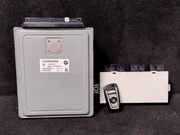 BMW 550i F07 Engine Computer Control Module Set W/Key ECU ECM 7624032 OEM