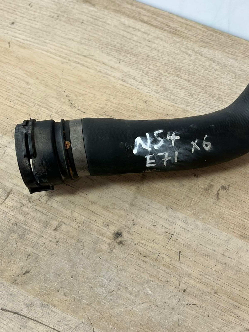 08-19 BMW E70 F71 F16 F15 X5 3.0L ENGINE COOLANT RADIATOR UPPER HOSE TUBE OEM