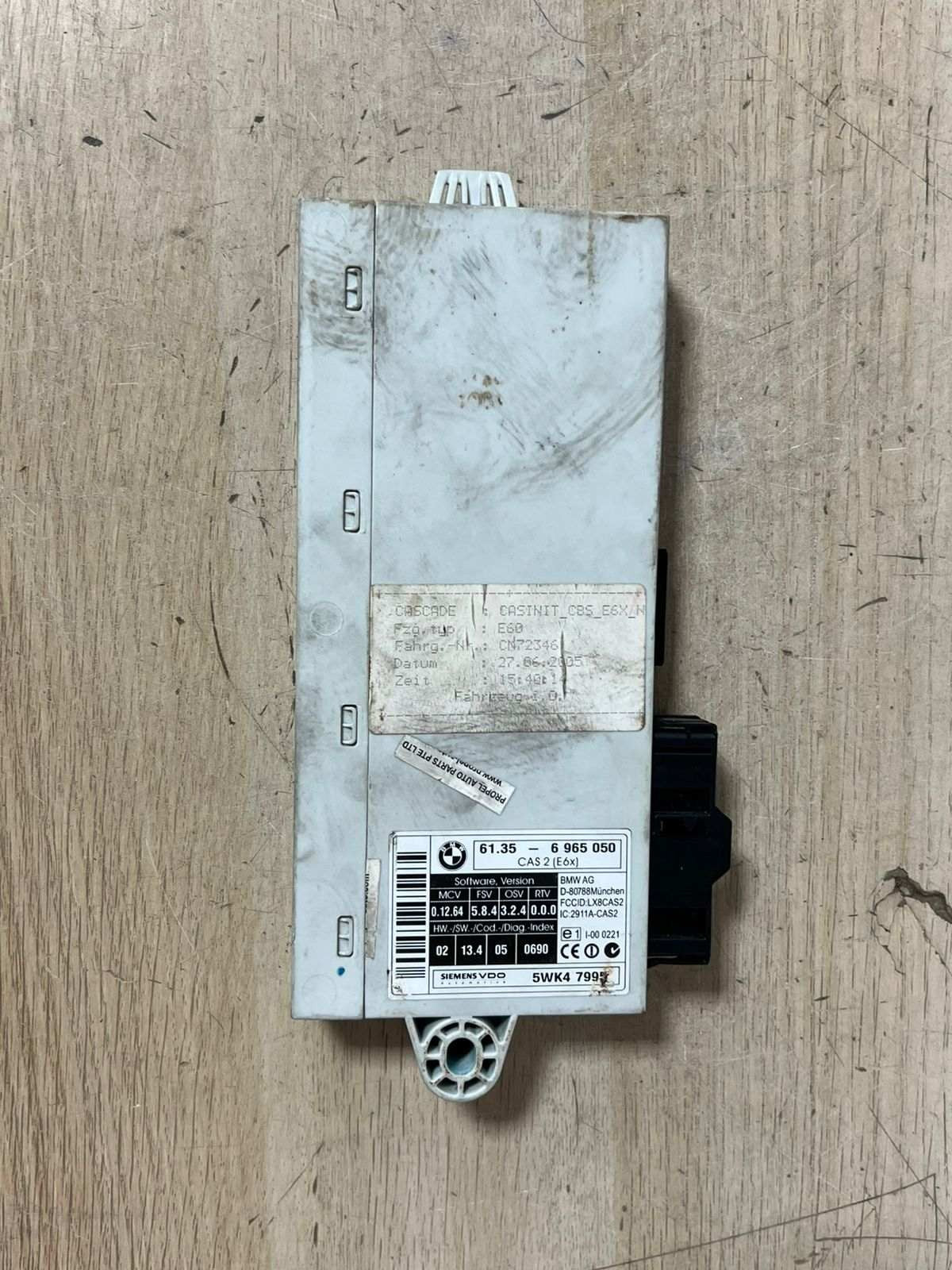 BMW E60 E63 E64 530i 630i N52 258HP ECU Kit DME 7546990 + CAS2 + Key Automatic