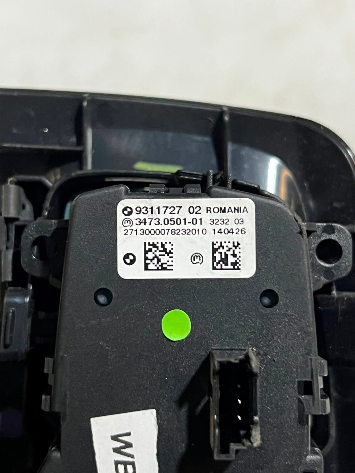 2012-2018 BMW X5 F15 X6 F16 HEADLIGHT CONTROL Light Switch 9311727 OEM