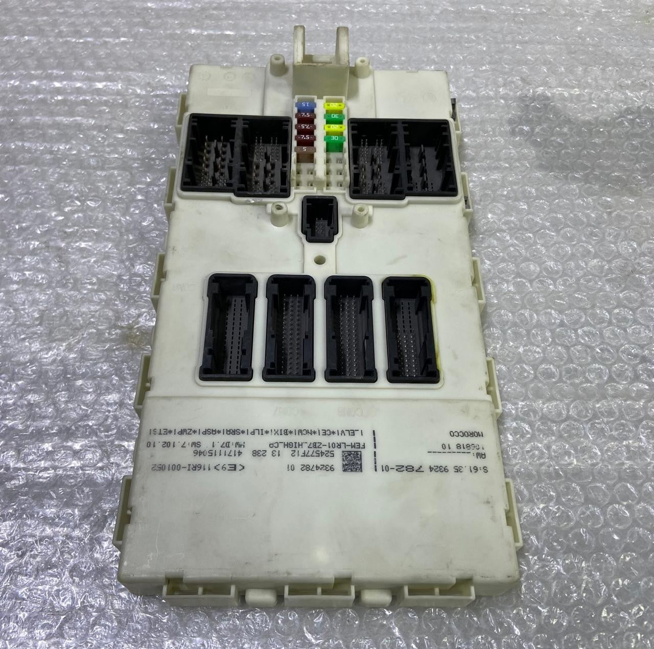 OEM BMW F30 F23 N55 Front Electronic Fuse Domain Body Control Module 9324782