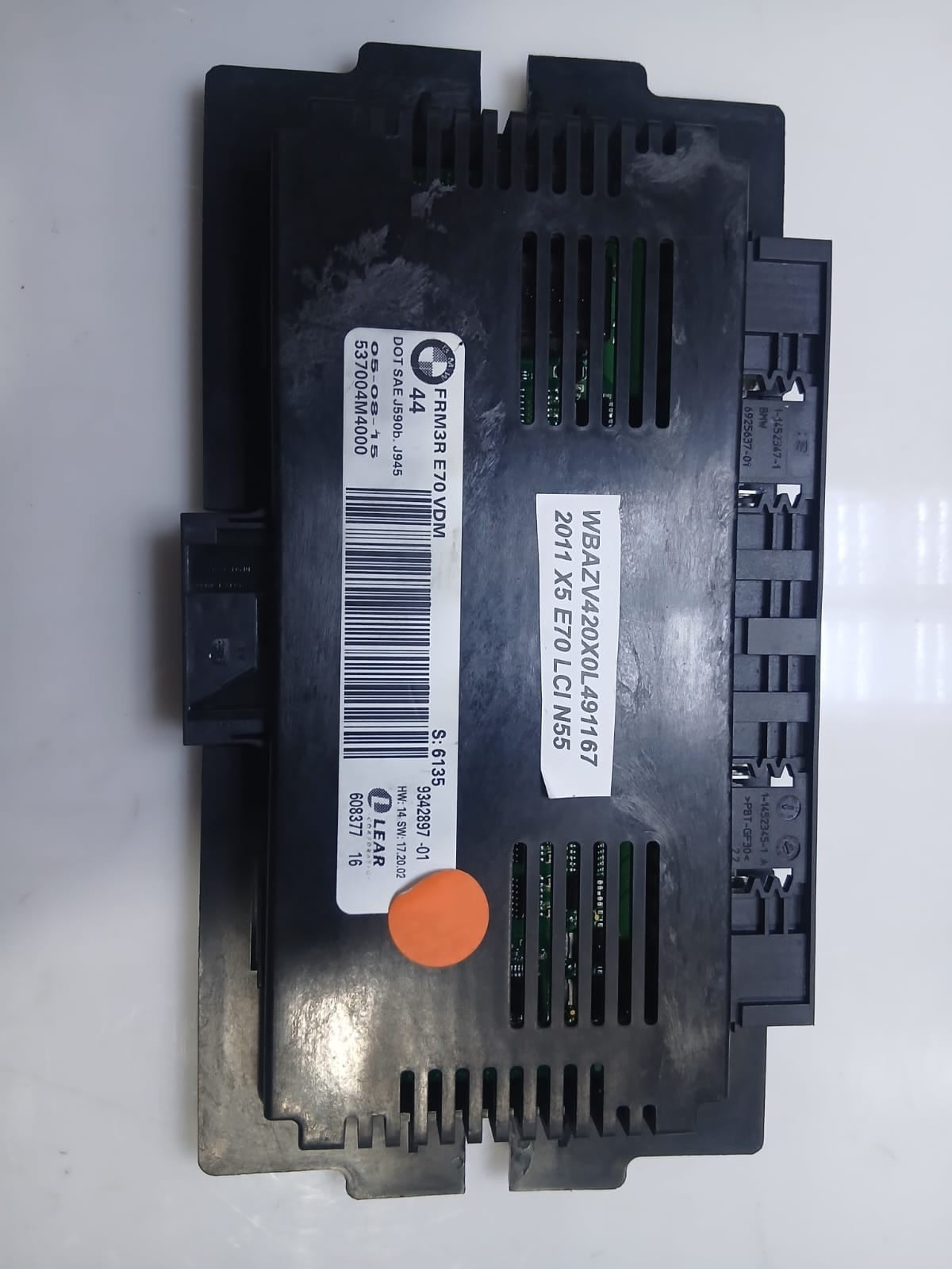 BMW 2007-2013 X5 E70 and X6 E71 Footwell Light Control Module FRM 9342897 OEM