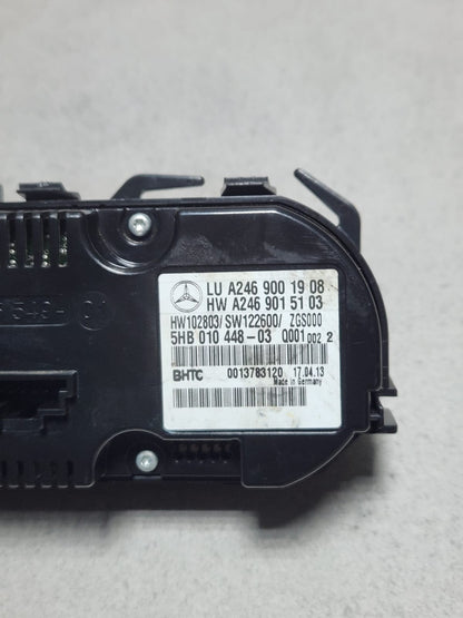 2014 Mercedes-Benz CLA250 Climate Control Module A2469001908 CLA and B-Class