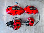 Load image into Gallery viewer, 2018-2023 BMW X4 Brake Calipers Set RED MSPORT 689733602 X3 G01 M40i and X4 G02