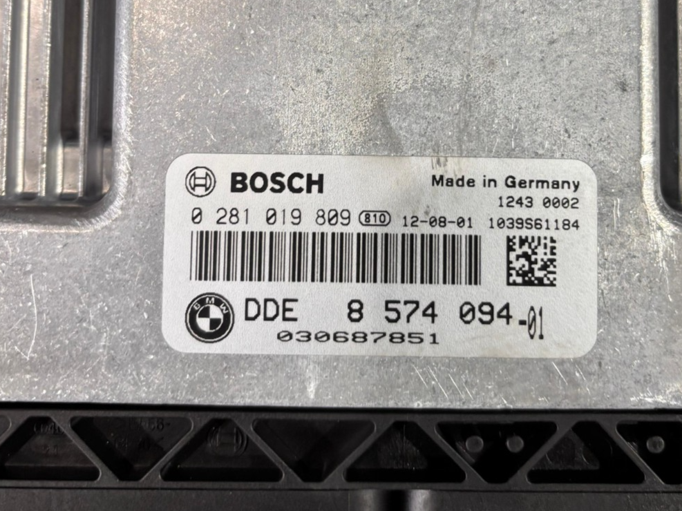 BMW F30 N47 F31 320D X3 F25 ENGINE CONTROL UNIT ECU SET DDE BASIC - 8574094