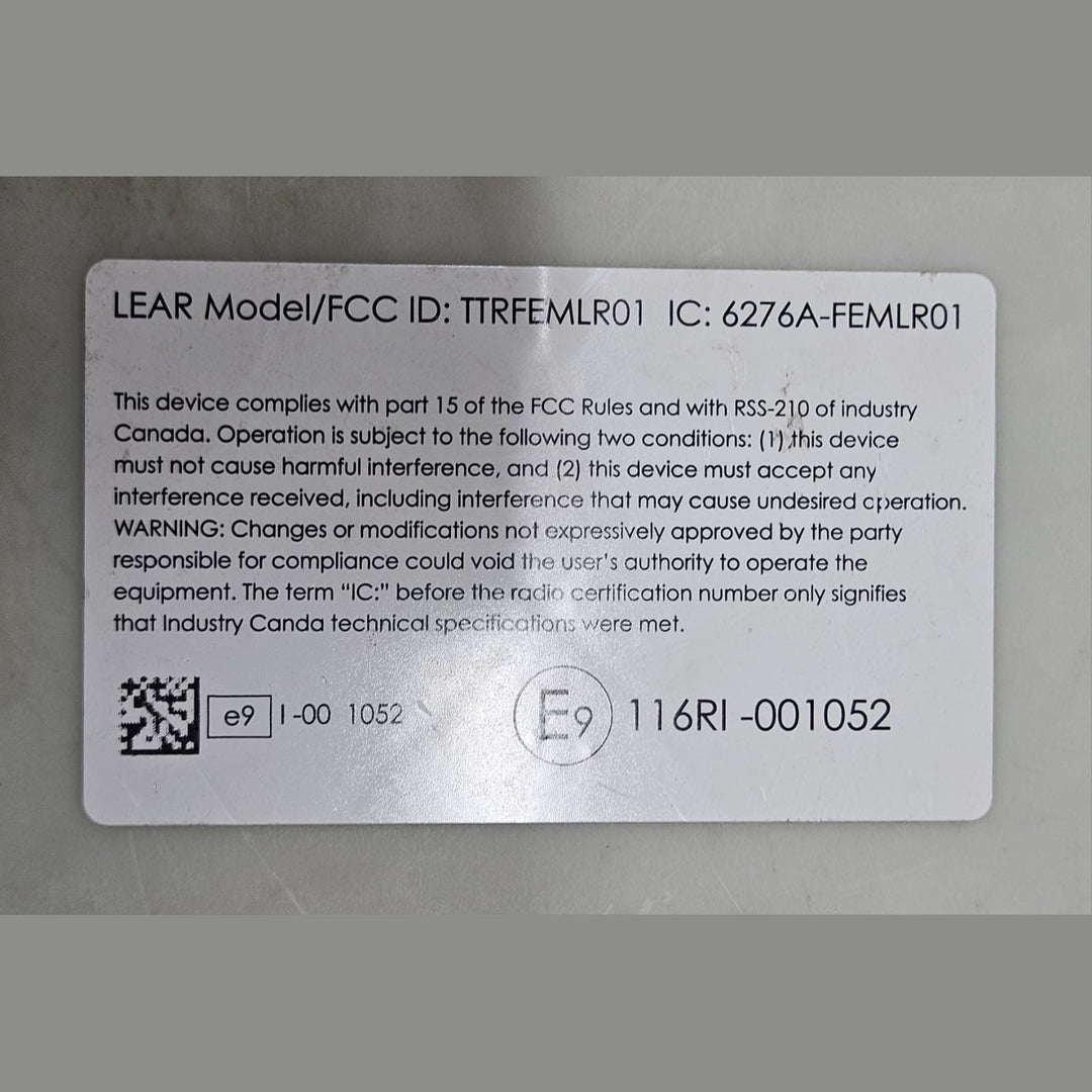 2012-2016 BMW 328i Front Electronic Module BCM 9315683 OEM