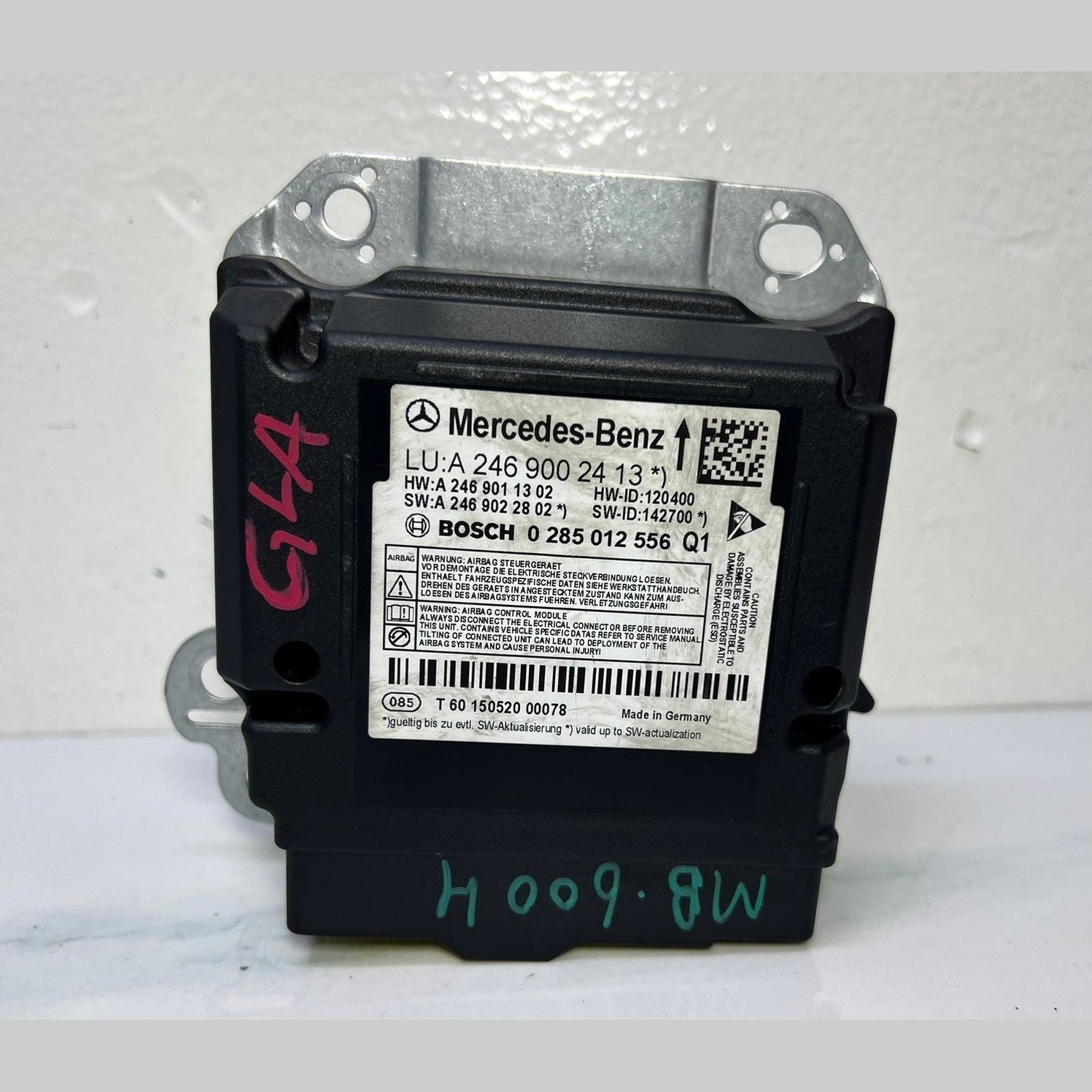 13-17 Mercedes W246 GLA SRS Safety Restraint Control Module A246 9002413 OEM