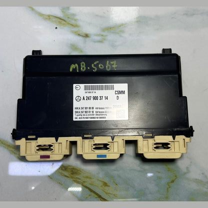 17-19 Mercedes Benz W247 CLA B-Class Driver Seat Control Module A247 9003714 OEM