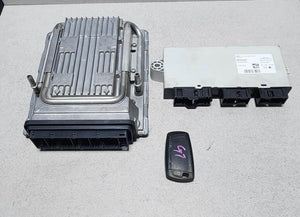 2009-2015 BMW 750i Engine Control Module 7609670 N63 V8 4.4 ECU SET F02