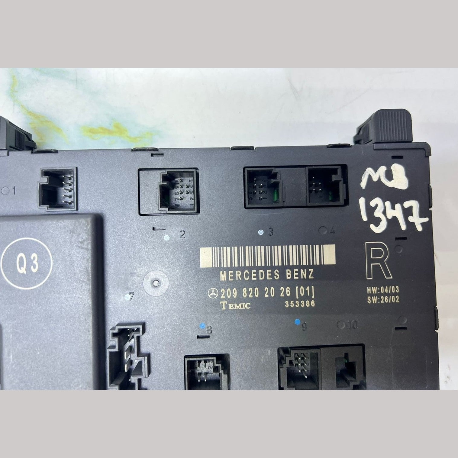 2006-2009 Mercedes-Benz CLK350 Door Control Module A2098202026 CLK W209