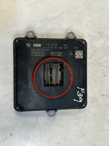 BMW F20 F39 F32 Led Headlight Control Module Left Or Right Adaptive Led 7492026