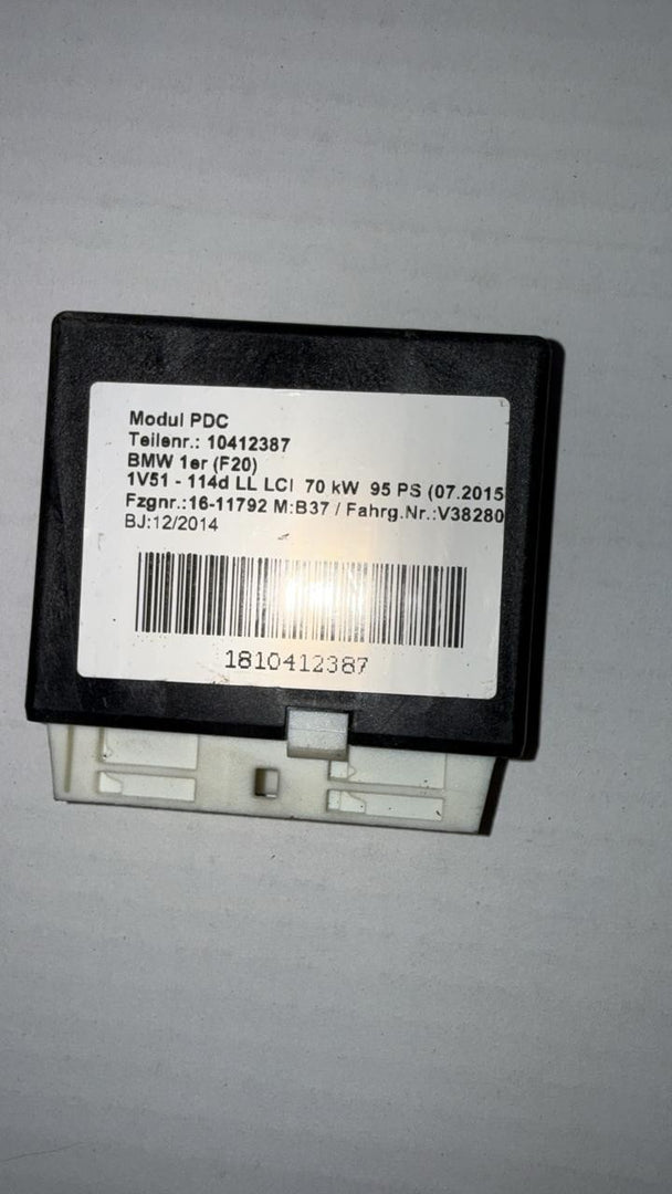 BMW pdc module 1 ser F20 2015 6871243 114D LCI