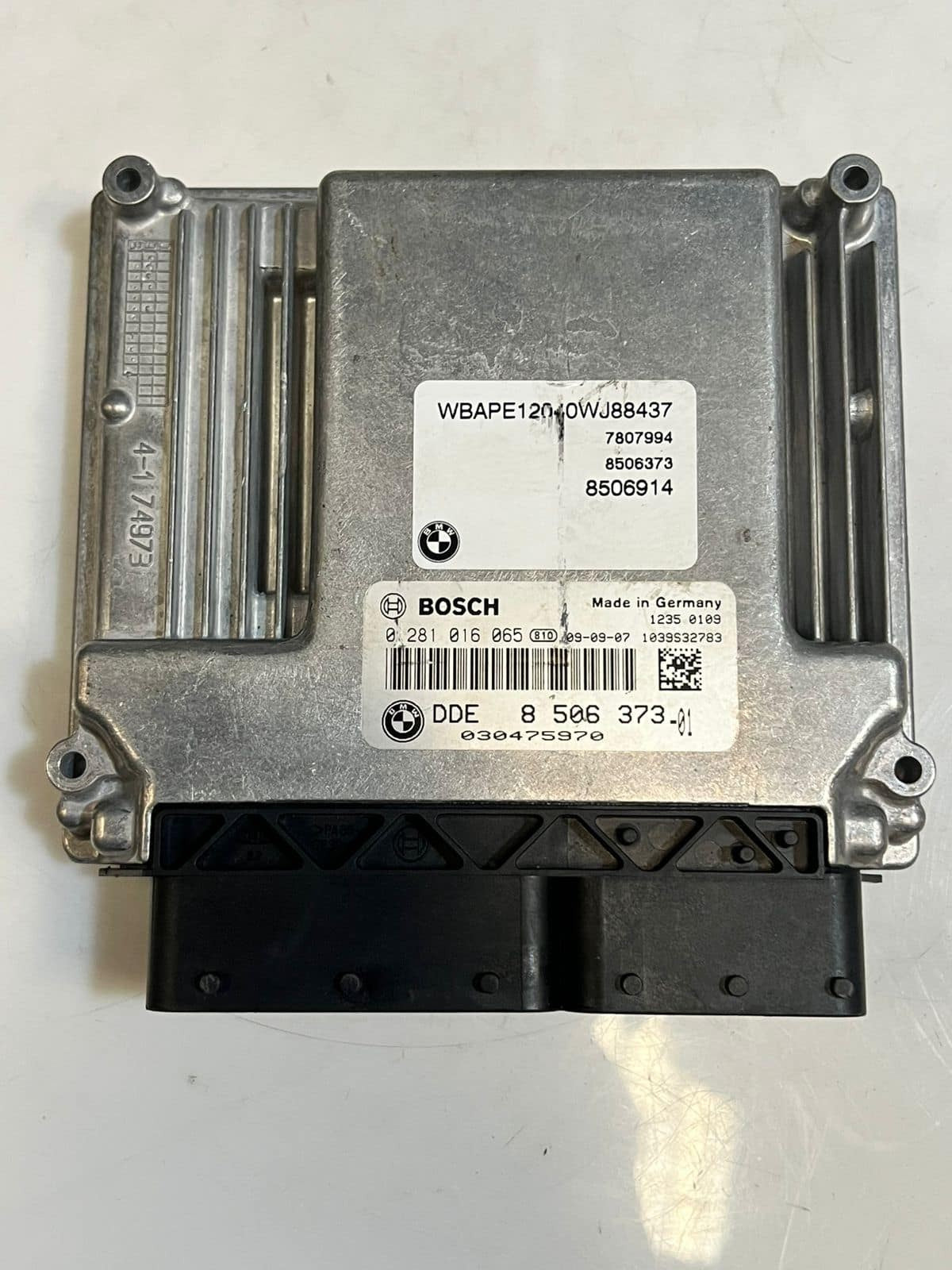 2008-2010 BMW X3 E83 N47 Engine Control Unit ECU SET DDE+ EWS+ 1KEY 8506373